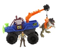 Игровой набор: Охотник на Тираннозавра с грузовиком-ловушкой