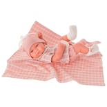 5046P Кукла-младенец Дафна в розовом, 42 см