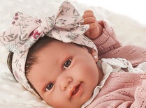 5036P Кукла-младенец Беатриц в розовом, 42 см