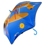 Зонтик детский Самолет,55см, пакет