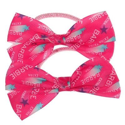 Аксессуары д/девочек Барби бант на резинке