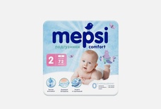 Подгузники Mepsi S (4-9 кг.) 72 шт