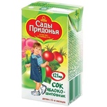 Сок Сады Придонья яблоко, шиповник  0,125 л./18