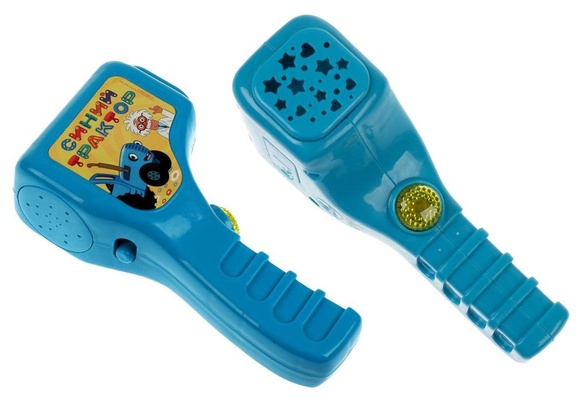 Градусник Синий Трактор интерактивный 35 песен,стихов и звуков.проектор.блист