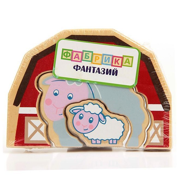 Пазл объемный "Барашки на ферме"