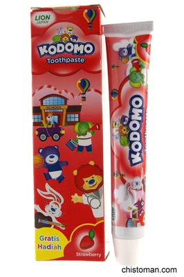 Зубная паста клубника 40г/36