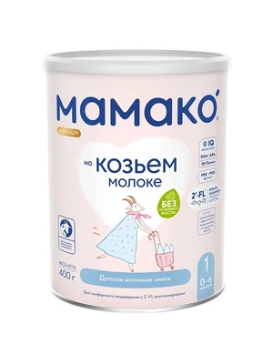 Мамако - 1 Премиум 400 гр.  (БЗМЖ)/12