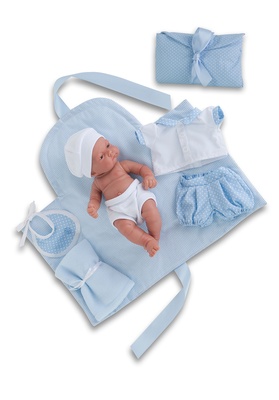 4064B Кукла-младенец Карлос с пелен.комп.,26см
