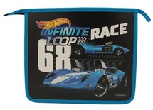 71567 Папка для тетрадей Hot Wheels, формат А5, на молнии