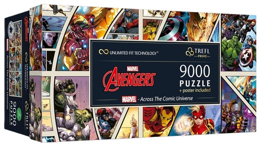 Пазл 9000 дет. Через вселенную комиксов - Мстители