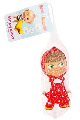 Игрушка для купания "Маша и медведь" Маша в сетке