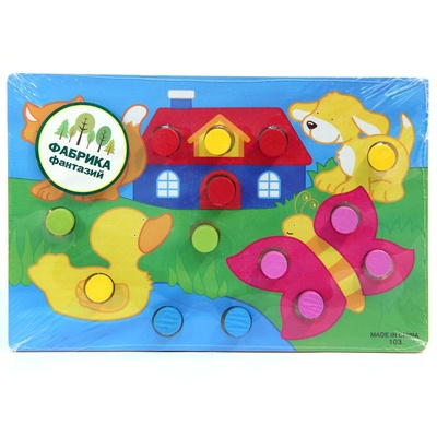 Рамка-вкладыш "Учим цвета"