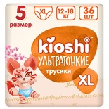 Подгузники-трусики KIOSHI Premium ультратонкие XL 12-18 кг 36 шт