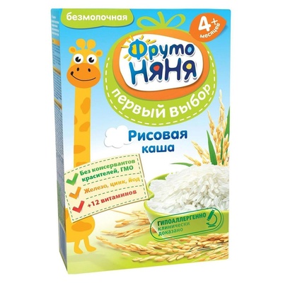 Каша Фруто Няня рис 200г.