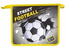 87983 Папка для тетрадей Street Football,А5, формат  А5, пластик, на молнии