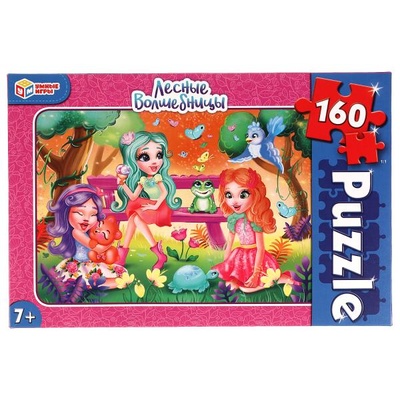 Пазлы 160Д "Лесные волшебницы" в кор.