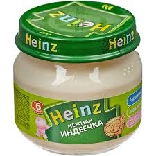 Пюре Хайнц индеечка, 80г.