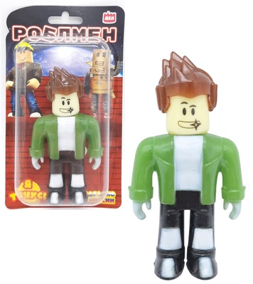 Тянущаяся игрушка "Робломен" Макс 12,4 см, блистер. 1/3