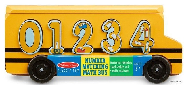 Деревянный автобус-сортер