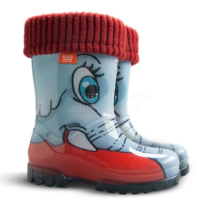 Сапоги 0039 НD р.30/31 слон  резина.