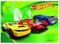 88399 Покрытие на стол "Hot Wheels", формат А4+, полипропилен, размеры 34*24 см