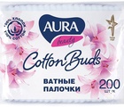 Ватные палочки AURA 200шт.пакет 