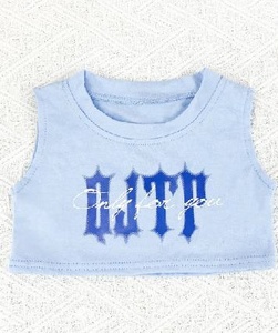 2 Майка голубая 