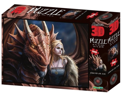 Стерео пазл "Друг или враг", 500 дет.