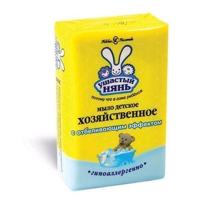 Мыло хоз. Ушастый нянь с отбел. эффектом 180г/36