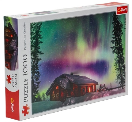 Пазл 1000 дет. Северное сияние. Финляндия 