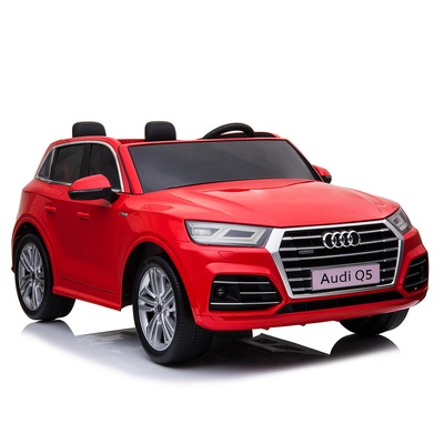 Электромобиль Audi Q5 1:4, 2,4G, 12V7А*2,  свет/звук, EVA колеса, красн.