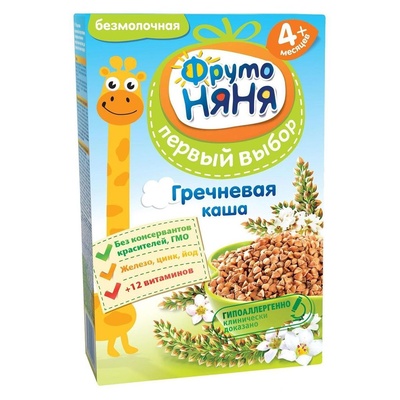 Каша Фруто Няня гречка,  200г.
