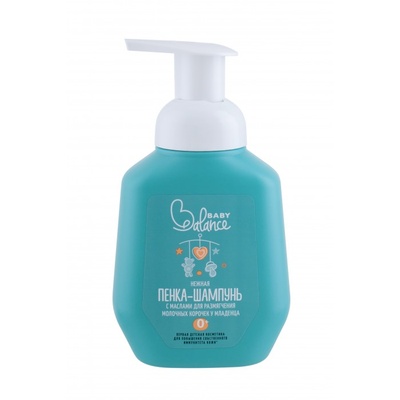 Пенка-шампунь с маслами для размягчения молочных корочек у младенца, 250мл