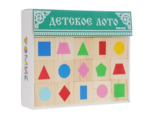 Лото "Геометрические фигуры" 48шт.