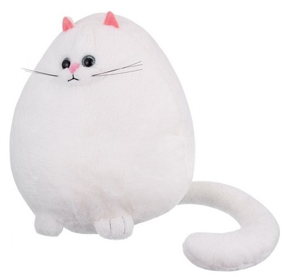 Котик белый, 28 см
