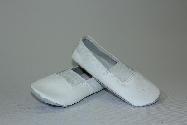 Чешки белые нат.кожа 01-2 р.22,5