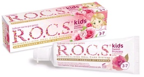 Зубная паста Рокс Sweet Princess с ароматом розы 45г