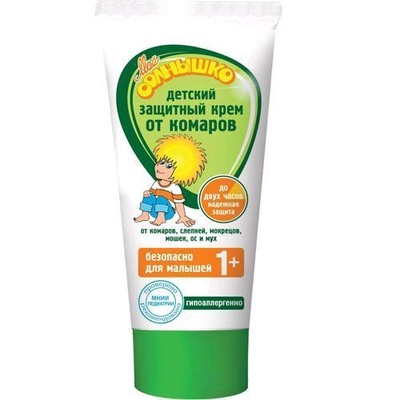 Мое Солнышко Крем защитный от комаров 50мл