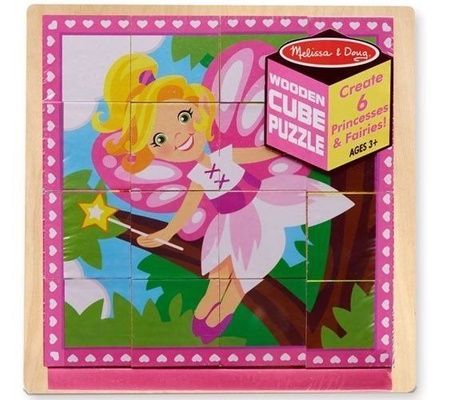 Кубики "Принцессы и феи" дер.