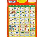 Обучающий плакат "Азбука Чуковского в стихах" (10 программ) на бат.  