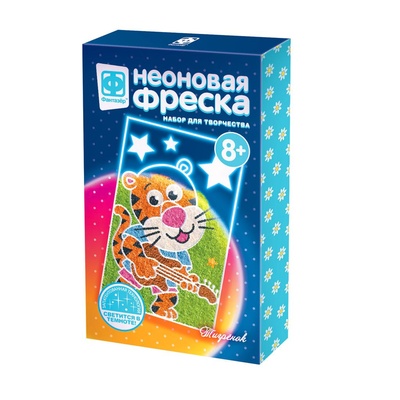 430015 Неон фреска мини Рок-звезда