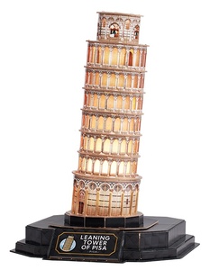 Пизанская башня, 42 детали, с LED-подсветкой