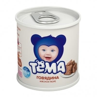 Пюре "Тёма" говядина  90 гр./12