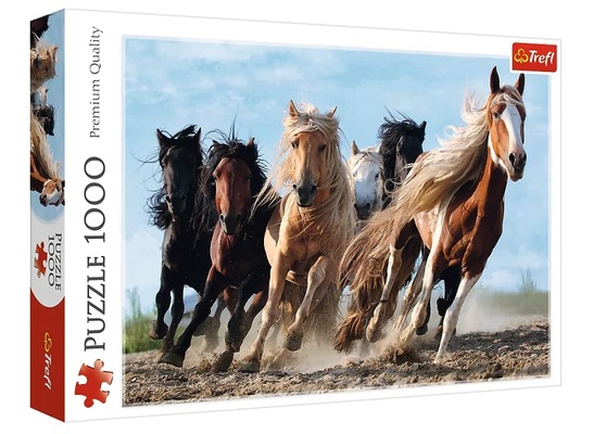 Пазл 1000 дет. Кони в галопе