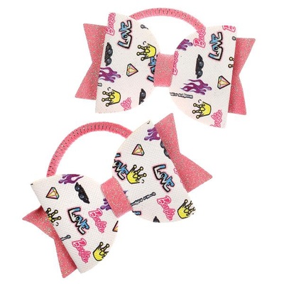 Аксессуары д/девочек Барби бант на резинке