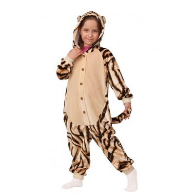 Кигуруми Тигр 22-70 р.134-68 (128-134)комбинезон с капюшоном