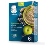 Каша Gerber Б/м мультизлак., яблоко, чернослив 180 гр/9
