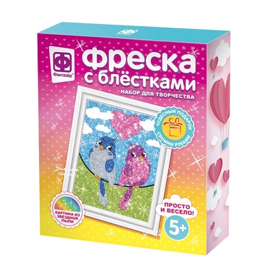 407089 Фреска с блестками Первое свидание                            