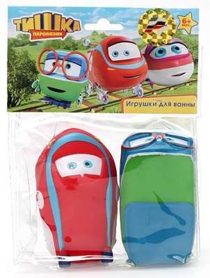 Игрушка для купания Паровозик Тишка в ассорт. в пак.