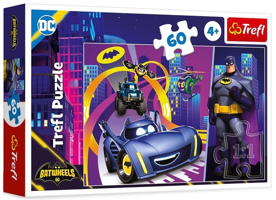 Пазл 60 дет. Бэтмен и его транспорт